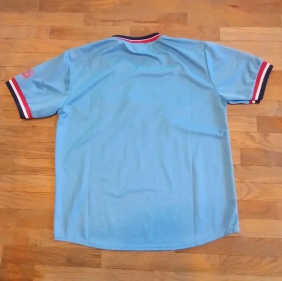 St Louis Cardinals SGA Retro MLB Jersey Blue Size XL - Picture 2 of 9